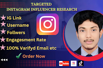 do parfect instagram influencer research for your niche