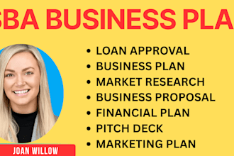 prepare an sba business plan for loan approval