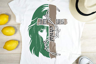 create christian, urban luxury trendy t shirt  design