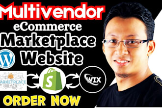 build multi vendor ecommerce marketplace website shopify dropshipping store
