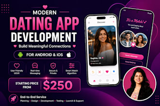 create dating app development social media app chat app video calling app
