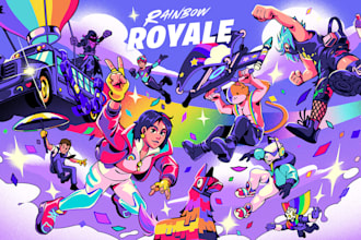 custom fortnite illustration character design pfp gaming thumbnail skin concept