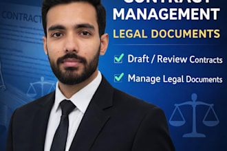 manage, draft, and review business contracts professionally