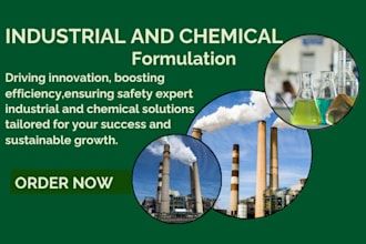 formulate industrial and chemical and product development
