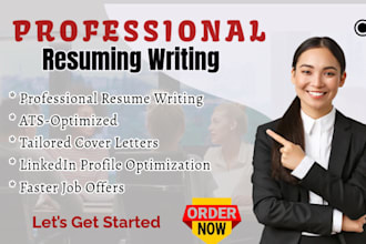 craft a professional ats optimized resume, cover letter writing and linkedin