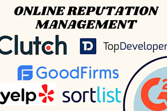 do clutch goodfirm g2 upcity  management to enhance your online reputation