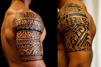 design your polynesian tribal tattoo