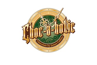 design a retro custom logo for your chocolate candy company