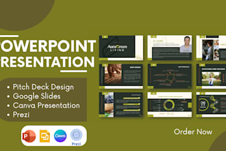 design canva health fitness presentation, business infograph, company, start up