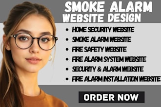 smoke alarm website fire safety website home security website ecommerce website