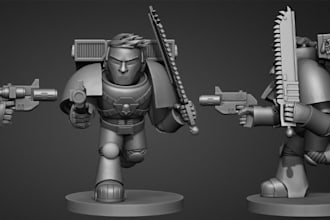 do 3d toy model 3d game asset 3d miniature weapon for 3d modeling for printing