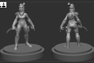 sculpt 3d articulated action figure 3dcharacter 3d sculpt