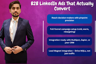 create high converting linkedin ads for b2b lead generation