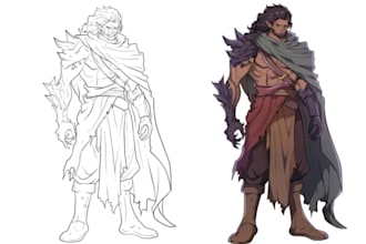 draw a fantasy beast character horror illustration sci fi roleplaying campaign