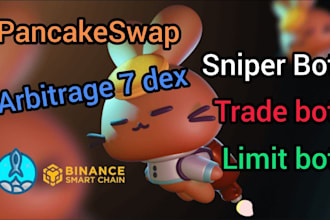 build profitable pancake swap bot, arbitrage bot coinbase bot crypto trading bot