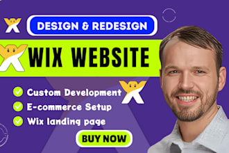 create, revamp, migrate, redesign, build, clone wix website and wix landing page