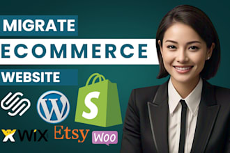 migrate wix, wordpress, bigcommerce, squarespace, magento store to shopify store