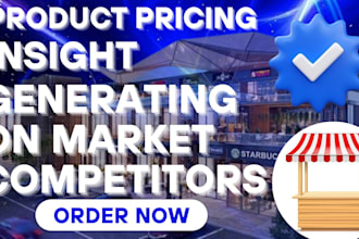 deliver strategic market research, competitor pricing analysis and business plan