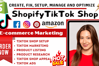 optimize tiktok shop setup and manage tiktok ads for dropshipping success
