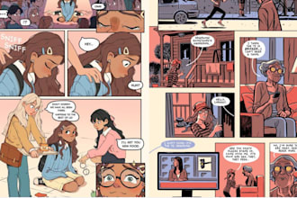 do comic book art, graphic novel, cover art, superhero comic, comic illustration