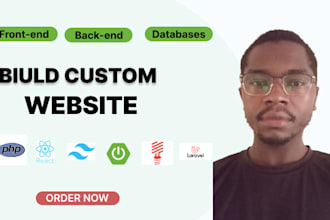 develop a custom full stack web app and responsive website
