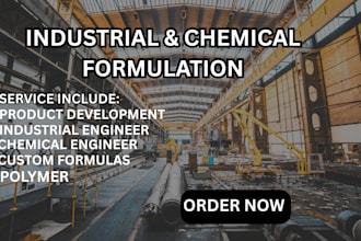 formulate custom industrial ,chemical, polymer and product development