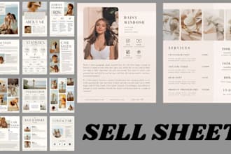 design media, press kit, sell sheet, pitch deck, epk for influencer, bloggers