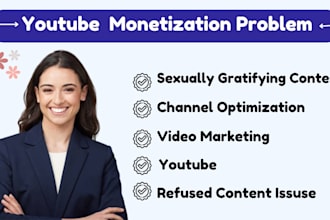 run youtube audit and fix monetization issue reused adsense content manager