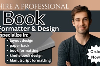 do book layout design ms word formatting typesetting amazon kdp paperback
