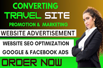 do targeted travel site promotion, airbnb listing hotel bookings google ads