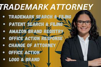 be US licensed trademark attorney for your brand, amazon