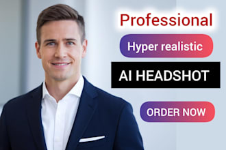 generate realistic ai headshots, ai image for professional and personal use
