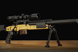 do 3d game weapon 3d game asset gun model for video game animation or printing