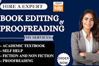 line edit and format your academic textbook, fiction novel, memoir, self help