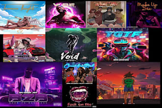 create eye catching cover art for your music single album or mixtape
