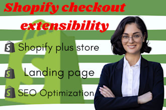 do your shopify plus landing page with shopify checkout pagefly, shogun