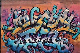 draw amazing doodle art graffiti cartoon illustration