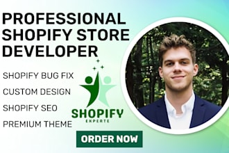 fix shopify bugs do custom coding and develop shopify themes professionally