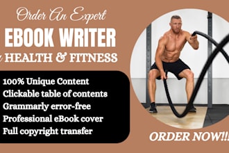 write health and fitness, weight loss and diet, medical ebook, pdf lead magnet