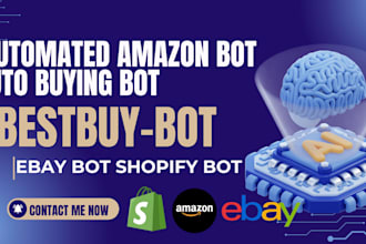 develop ecommerce ai bot store bot offerup bot website bot online shoping bot
