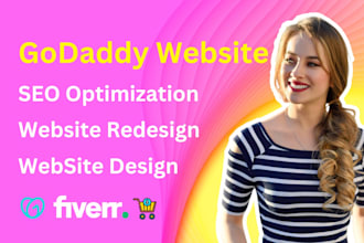 create professional godaddy website design SEO optimization