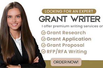 do non profit grant writing proposal, research, apply for grants