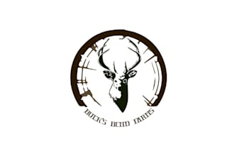 design classic whitetail deer hunting adventure logo