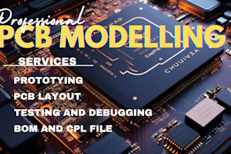 make pcb schematics design pcb 3d model and pcb enclosure for 3d printing
