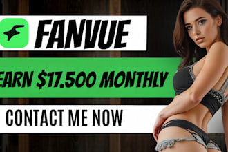 fanvue promotion, grow fanvue subscriber, ai fanue with social media marketing