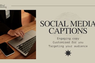 create unique and engaging social media captions with hashtags