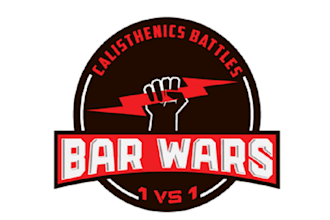 design innovative fitness and bar wars logo
