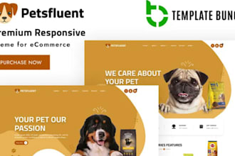 design pet shopify store pet store pet product pet website dropshipping store