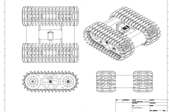 make 2d drawing engineering using autodesk inventor, fusion 360, autocad
