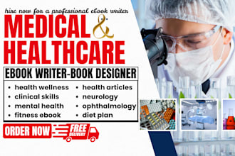 ghostwrite medical, healthcare ebook, nursing journal, biotech, medical website